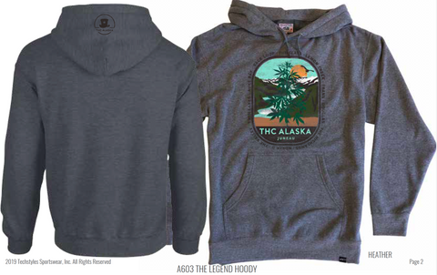 THC Alaska - Juneau Neighborhood Hoodie (Grey)